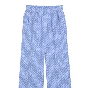 NWT Vineyard Vines Women's Blue & White Gauze Pants, Size Small